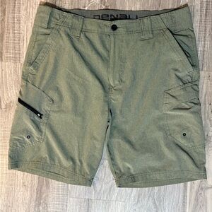 TENC Men's Olive Cargo Shorts